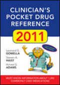 Clinicians pocket drug reference, 2011