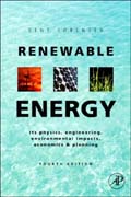 Renewable energy: physics, engineering, environmental impacts, economics & planning