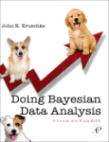 Doing Bayesian data analysis: a tutorial introduction with R and bugs