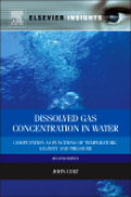 Dissolved gas concentration in water: computation as functions of temperature, salinity and pressure