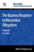 The Business Response to Misconduct Allegations: Playbook