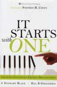 It starts with one: changing individuals changes organizations