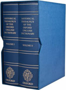 Historical thesaurus of the Oxford english dictionary: with additional material from a thesaurus of old english