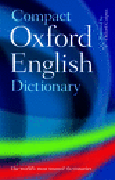 Compact oxford english dictionary of current english
