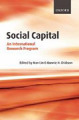 Social capital: an international research program
