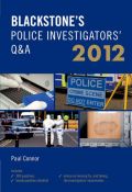 Blackstone's police investigators' q&a 2012