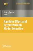 Random effect and latent variable model selection