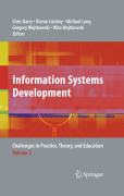 Information systems development v. 2 Challenges in practice, theory, and education