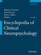 Encyclopedia of clinical neuropsychology (book with online access)