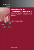 Handbook of empirical corporate finance: empirical corporate finance v. 2