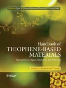 Handbook of thiophene-based materials: applications in organic electronics and photonics