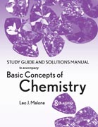 Basic concepts of chemistry: student study guide