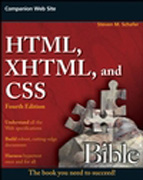 HTML, XHTML, and CSS bible