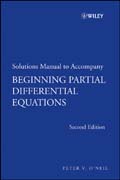 Beginning partial differential equations: solutions manual to accompany