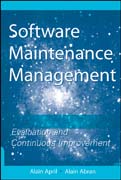 Software maintenance management: evaluation and continuous improvement