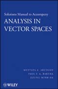 Analysis in vector spaces: solutions manual