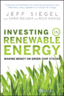 Investing in renewable energy: making money on green chip stocks