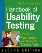 Handbook of usability testing: how to plan, design, and conduct effective tests
