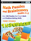 Math puzzles and brainteasers, grades 3-5: over 300 puzzles that teach math and problem solving skills