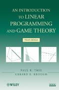 Introduction to linear programming and game theory