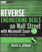 Reverse engineering deals on Wall Street with Microsoft Excel: a step-by-step guide