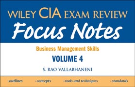 Wiley CIA exam review focus notes v. 4 Business management skills