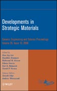 Developments in strategic materials v.29, Issue 10 Ceramic Engineering and Science Proceedings