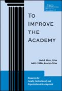 To improve the academy v. 27 Resources for faculty, instructional, and organizational development