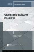 Reforming the evaluation of research
