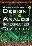 Analysis and design of analog integrated circuits
