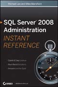 SQL server 2008 instant reference