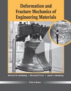Deformation and fracture mechanics of engineeringmaterials