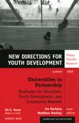 Universities in partnership with schools: strategies for youth development and community renewal