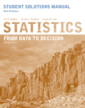 Statistics: from data to decision : student solutions manual