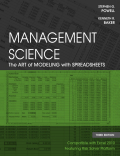 Management science: the art of modeling with spreadsheets