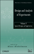 Design and analysis of experiments v. 3 Design and analysis of experiments