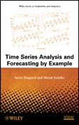 Time series analysis and forecasting by example