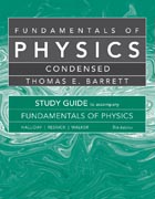 Student study guide for fundamentals of physics