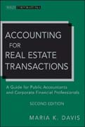 Accounting for real estate transactions: a guide for public accountants and corporate financial professionals
