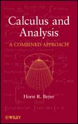 Calculus and analysis: a combined approach