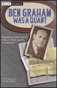 Ben Graham was a quant: applying the value investing models