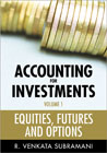 Accounting for investments: equities, futures and options
