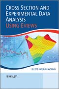 Cross section and experimental data analysis using EViews