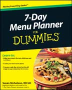 7-day menu planner for dummies
