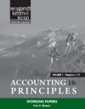 Accounting principles, working papers v. 1