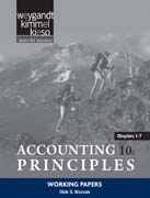 Working papers chapters 1-7 t/a principles of accounting