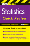 Cliffsnotes statistics quick review