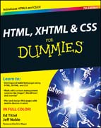 HTML, XHTML & CSS for dummies
