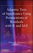 Adaptive tests of significance using permutationsof residuals with R and SAS