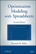 Optimization modeling with spreadsheets